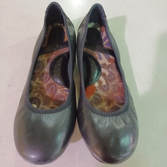 Born Black Ballet Slipper Shoes Size 6.5 - Picture 1 of 14